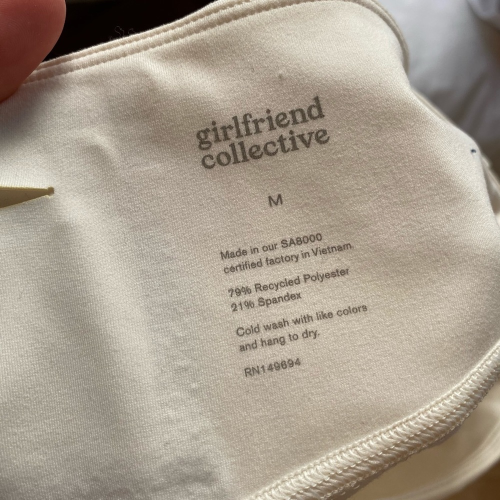 Girlfriend Collective Ivory Compressive Leggings